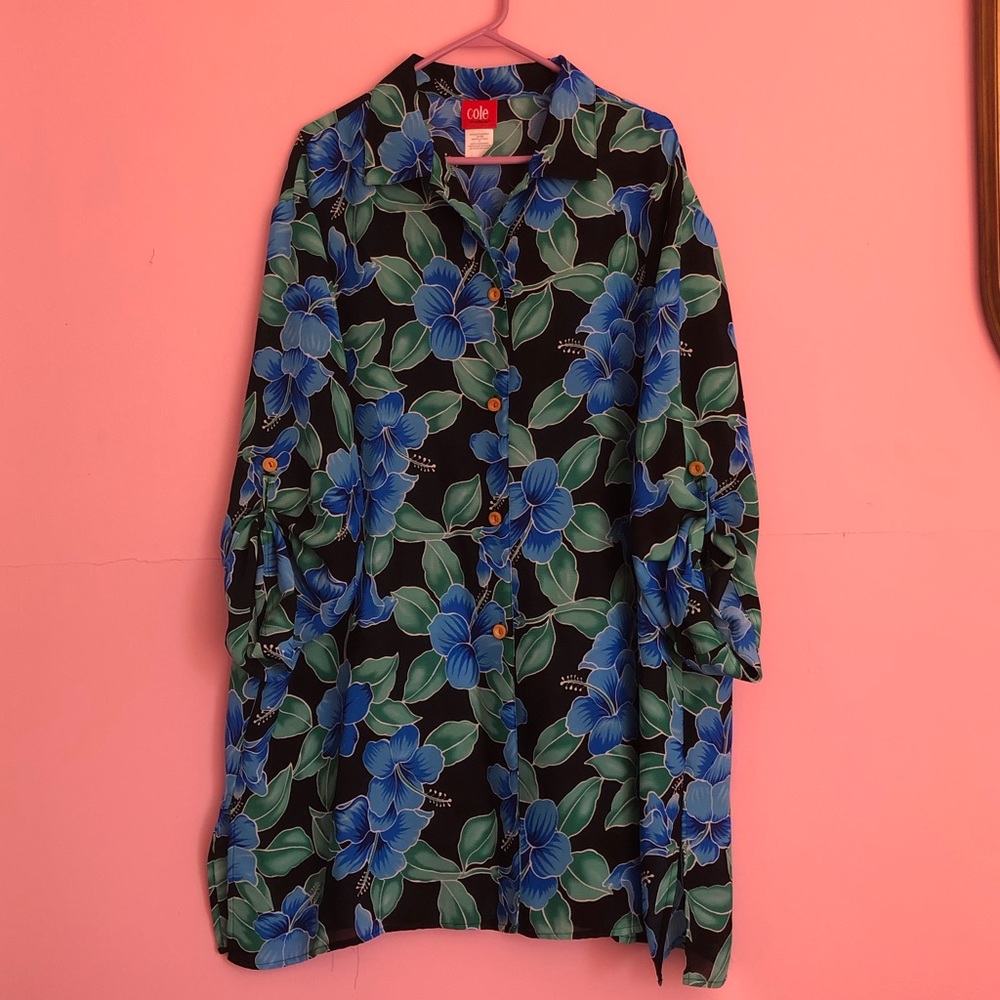 Cool Cole of California beach coverup/dress 1X